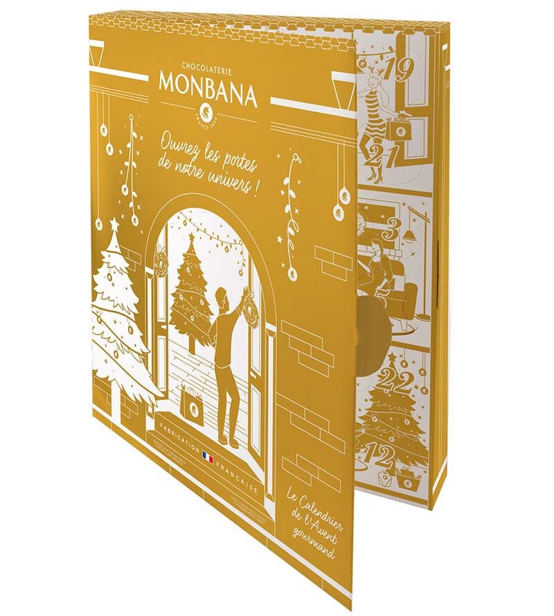 Calendrier de l'Avent chocolat &Eacute;dition 2026 - MONBANA image number 0