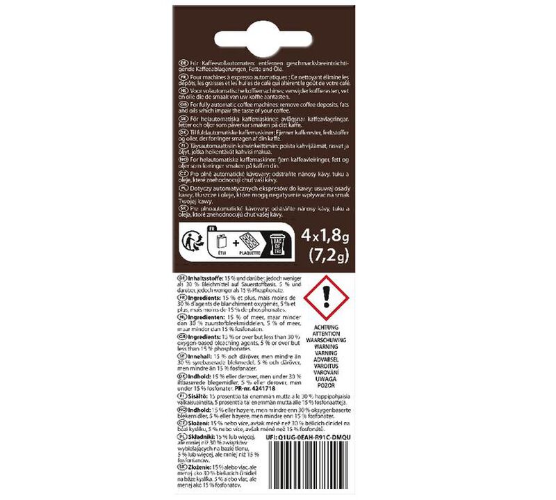 Melitta Perfect Clean Cleaning Tablets x 4 image number 1