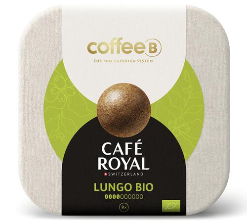 Coffee Balls Organic Lungo by Caf&eacute; Royal CoffeeB Compatible x 9