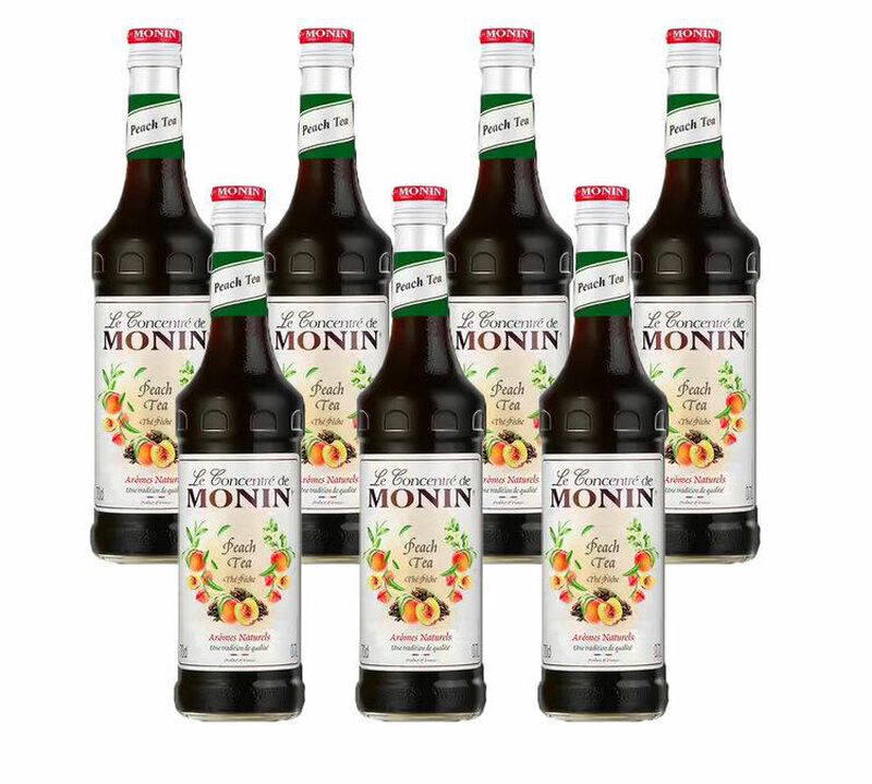 Concentr&eacute; Monin - Th&eacute; P&ecirc;che - 6x70 cl image number 0
