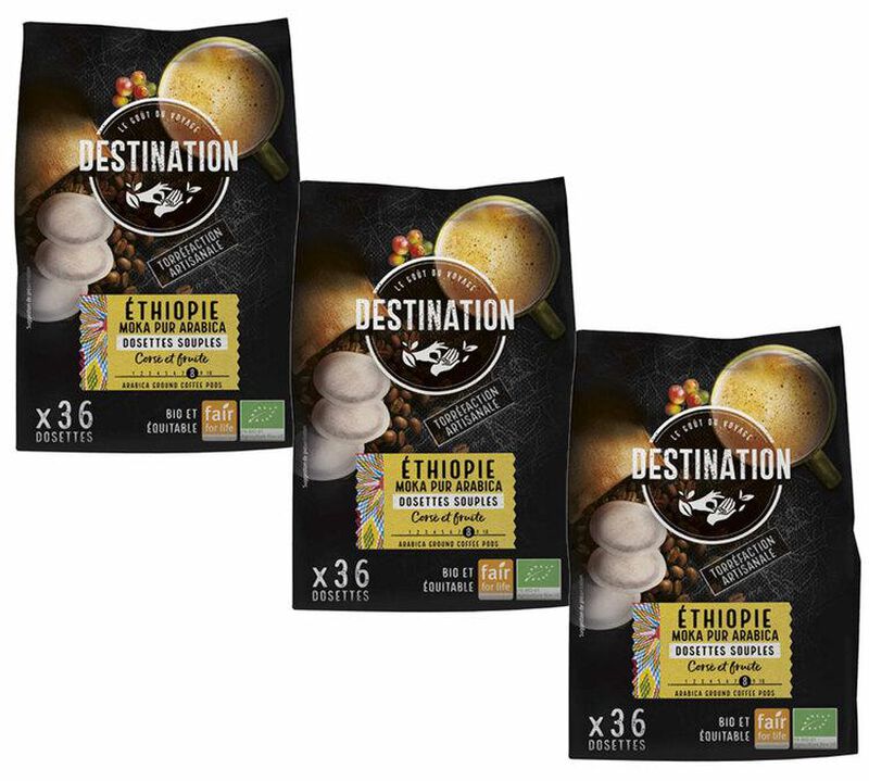Senseo-Compatible Pods 100% Organic Coffee Moka Ethiopia Destination Value Pack x 108 image number 0