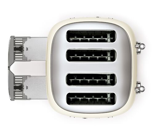 Grille-pain TSF03CREU 4 tranches Cr&egrave;me - SMEG image number 3