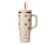 Gourde isotherme avec paille Travel cup &Eacute;vasion sable - 90 cl - QWETCH image
