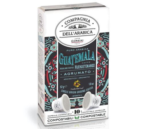 Caff&egrave; Corsini Nespresso&reg; compatible pods Guatemala x 10