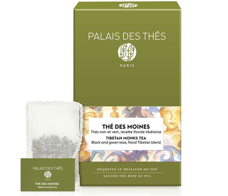 Palais des Th&eacute;s - T&egrave; nero e verde - Les Moines 20 bustine image number 0