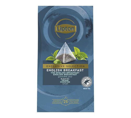 Th&eacute; Noir English Breakfast Exclusive S&eacute;lection - 25 sachets - LIPTON