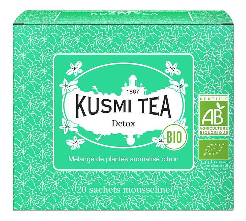 Kusmi Tea Detox Organic Tea - 20 tea bags image number 0