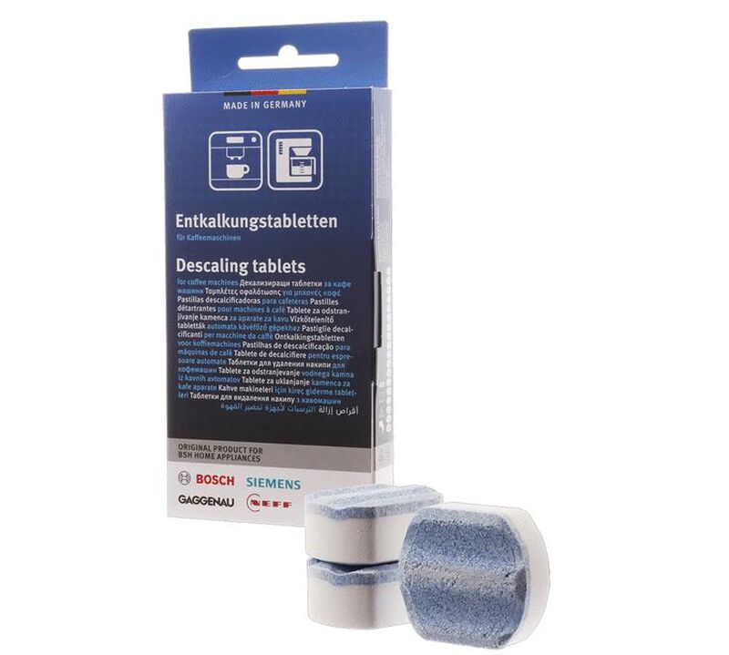 Bosch Siemens 2 in 1 Descaling Tablets image number 0