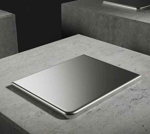 Slabs STONE ESPRESSO satin (argent mat) - plaques de personnalisation image number 2