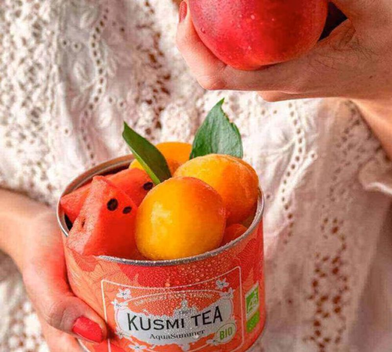 Kusmi Tea Organic AquaSummer Herbal Tea - 20 tea bags image number 2