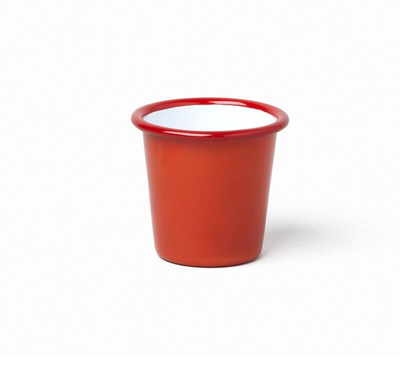 Falcon Enamelware Red pillarbox cup - 124ml image number 0
