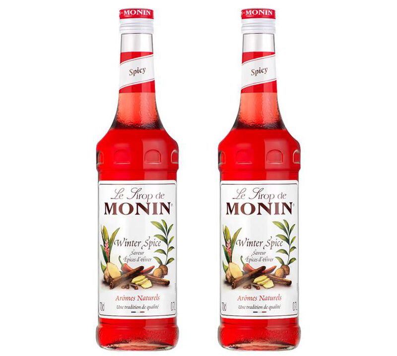 Sirop Monin - Epices d'hiver - 2 x 70 cl image number 0