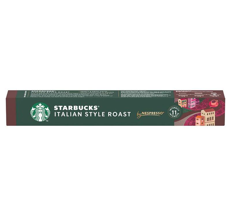 10 Nespresso* Original Compatible Capsules Italian Style Roast &ndash; STARBUCKS image number 1