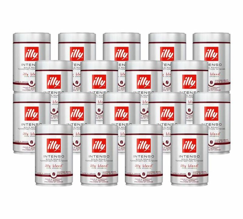Illy Coffee Beans Espresso Intenso Dark roast - 18 x 250g tin image number 0