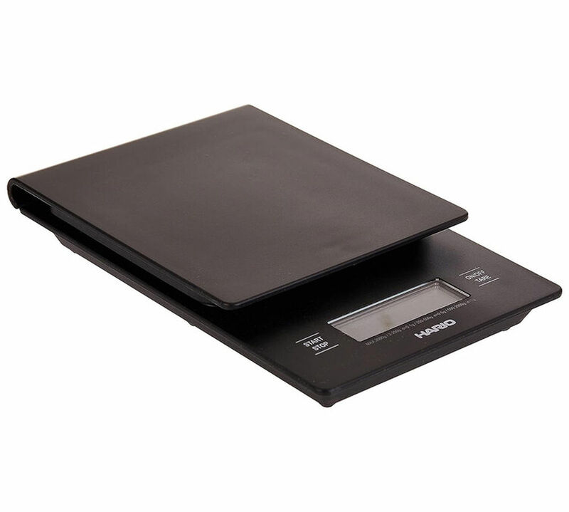 Hario V60 drip scale with timer in black image number 0