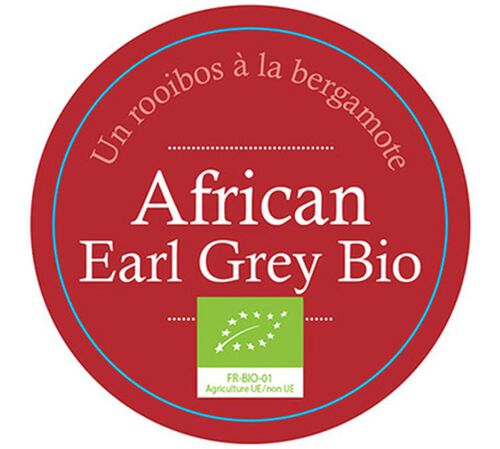 Rooibostee Bio African Earl Grey lose 100 g - Comptoir Fran&ccedil;ais du Th&eacute; image number 1