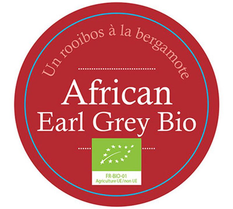 Rooibos African Earl Grey Bio - Vrac 100 g - COMPTOIR FRAN&Ccedil;AIS DU TH&Eacute; image number 1