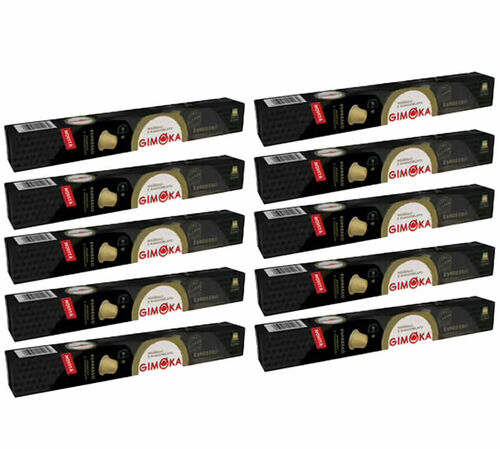100 capsule compatibili Nespresso* Original Espresso Premium &ndash; Gimoka