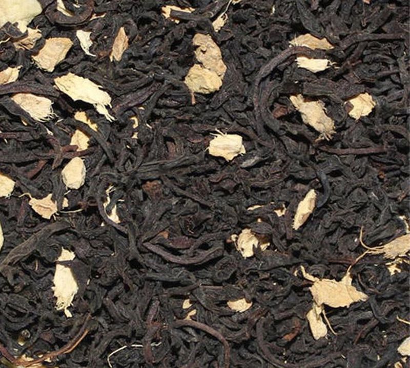 English Tea Shop Organic Loose Black Tea Peach Ginger - 100g image number 0