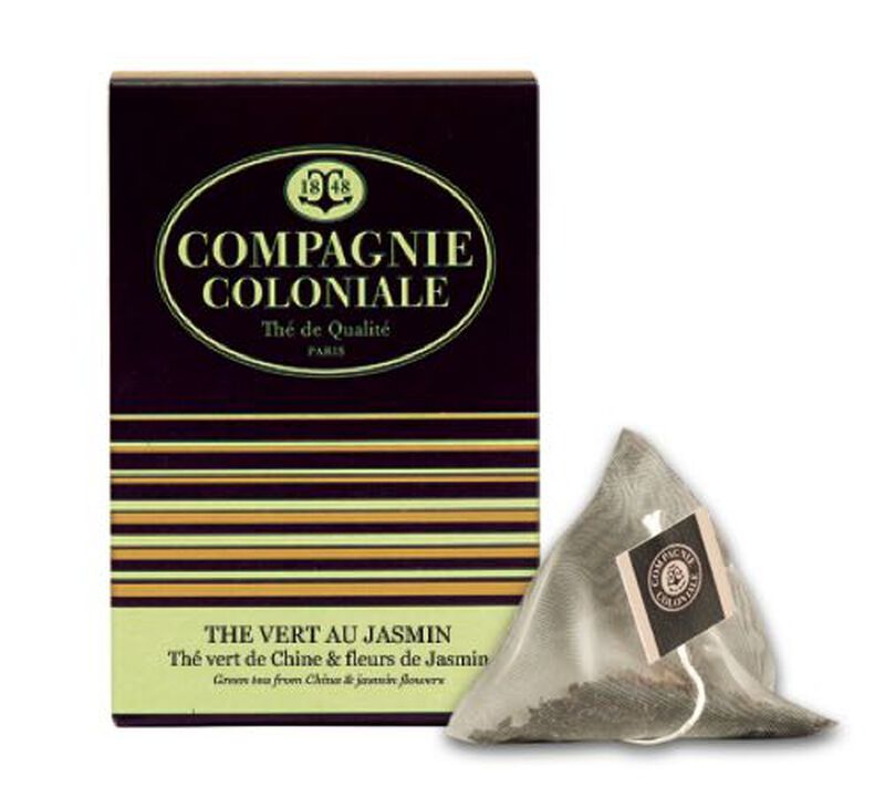 Jasmine green tea - 25 pyramid bags - Compagnie Coloniale image number 0
