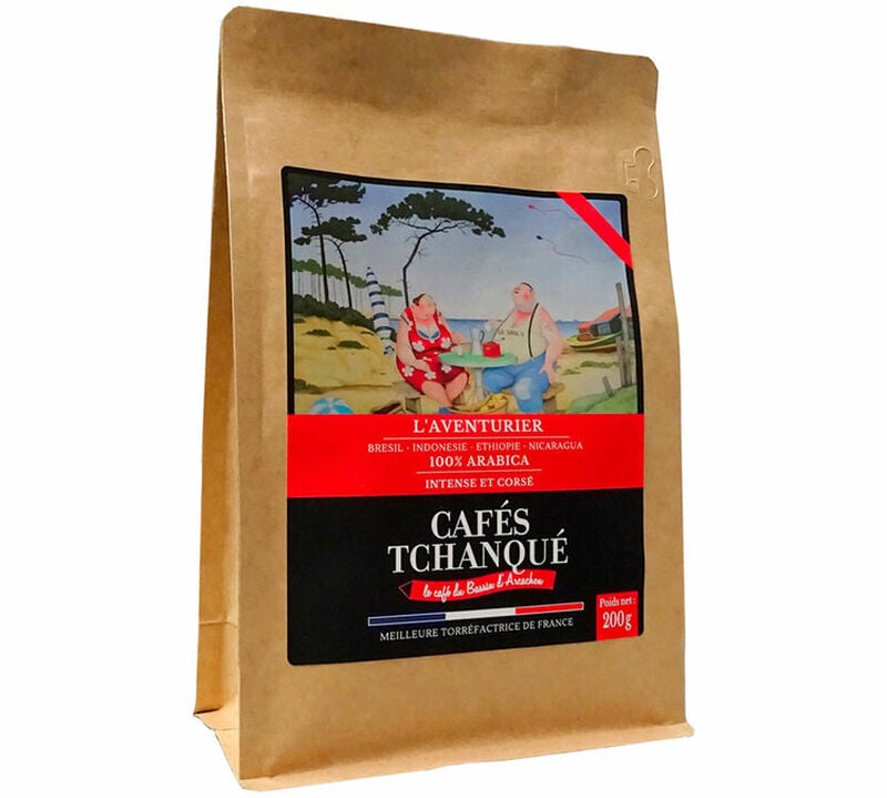 200 g - Caf&eacute; en grain - Aventurier - TCHANQU&Eacute; GOURMET image number 2