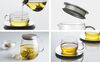 Kinto Unitea one touch teapot with integrated strainer - 460ml image number 2