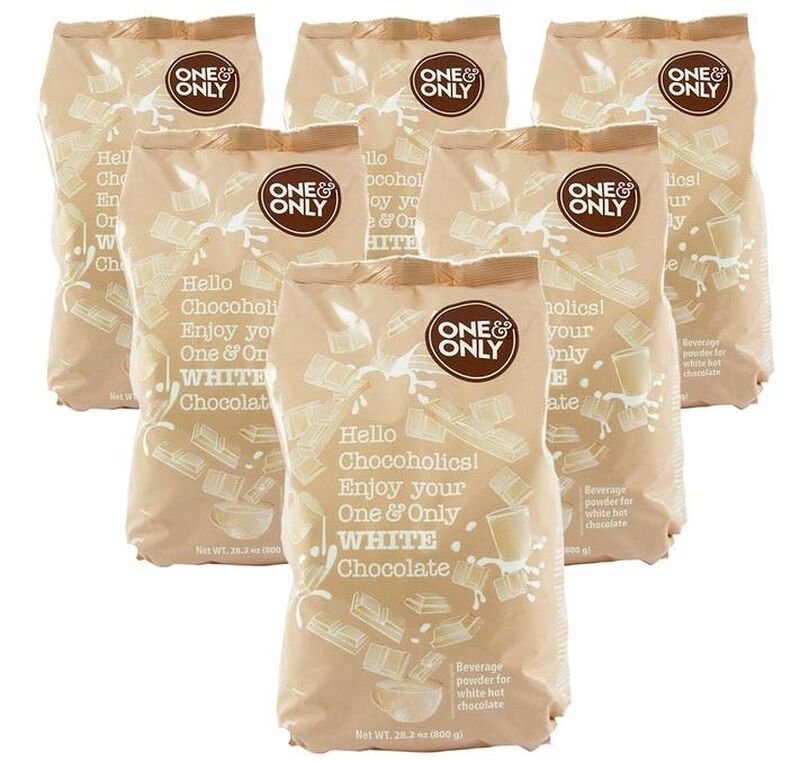 One&Only White Chocolate powder - 6 x 800g for professionals image number 0