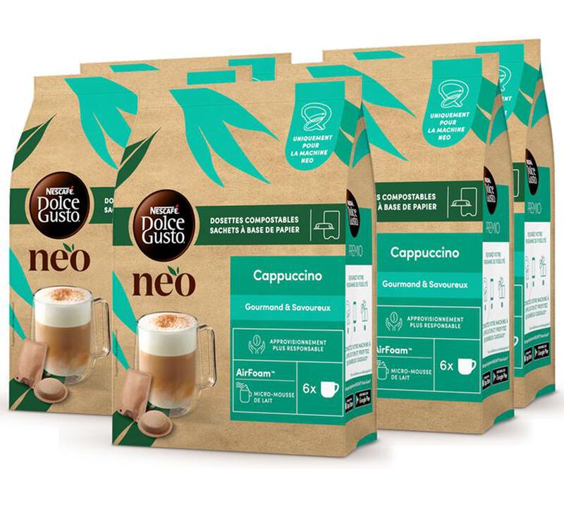 60 Dosettes Dolce Gusto Neo - Cappuccino ( 30 boissons ) image number 0