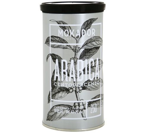 250 g - Caf&eacute; moulu - 100% arabica boite m&eacute;tal - MOKADOR CASTELLARI