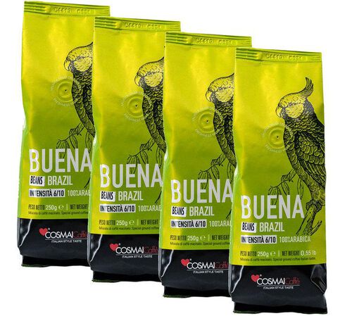 Cosmai Br&eacute;sil Buena 100% Arabica Coffee Beans - 1kg