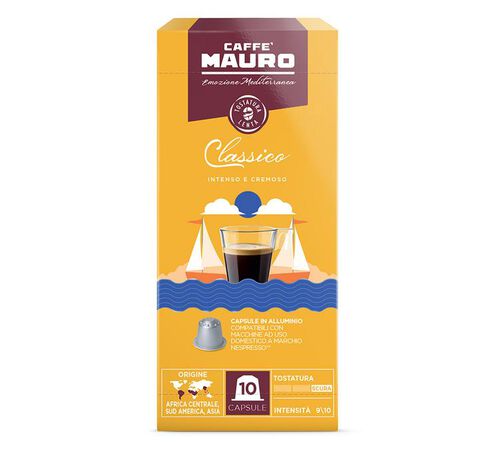 10 Nespresso* Original Compatible Capsules Classico &ndash; CAFFE MAURO