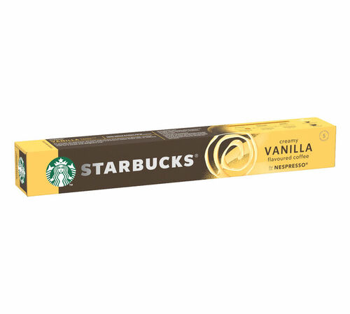 10 Nespresso* Original Compatible Capsules Vanilla Flavoured - STARBUCKS