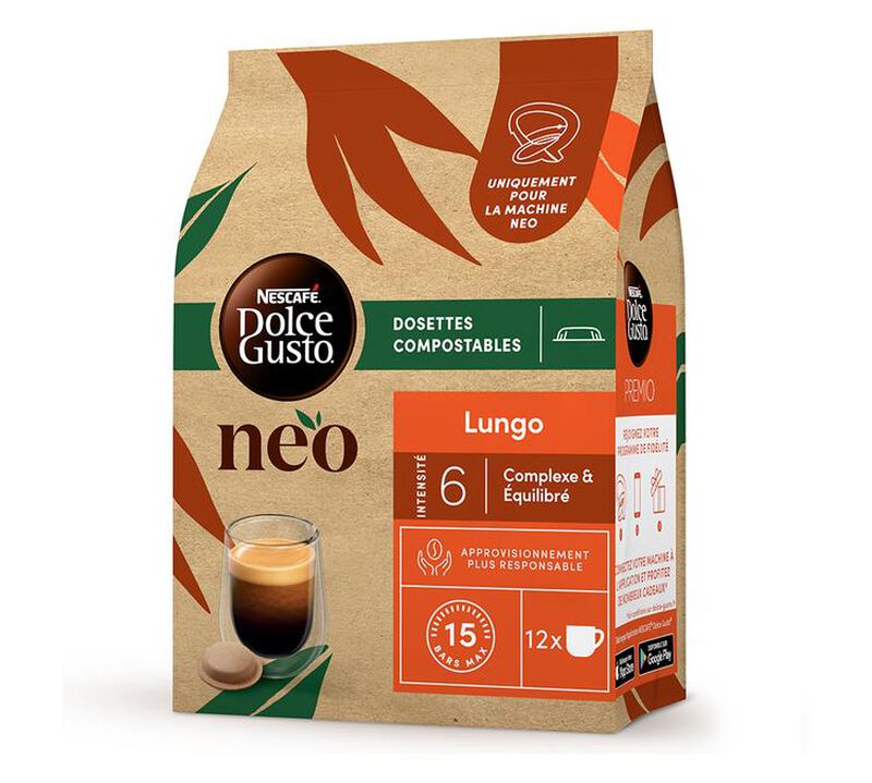 12 cialde Nescafe* Dolce Gusto* NEO Lungo image number 0