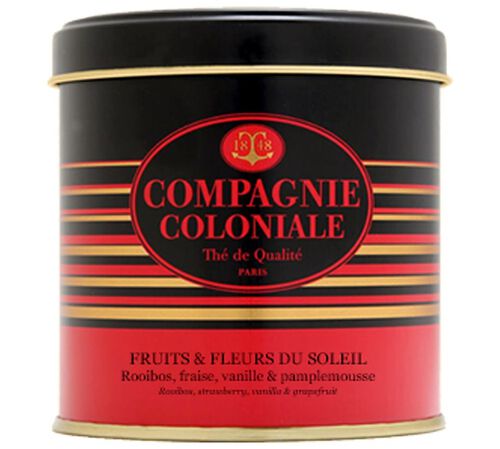 Luxury Box - Roo&iuml;bos Fruits et Fleurs du Soleil - Fruity rooibos - 90g loose leaf by Compagnie Coloniale