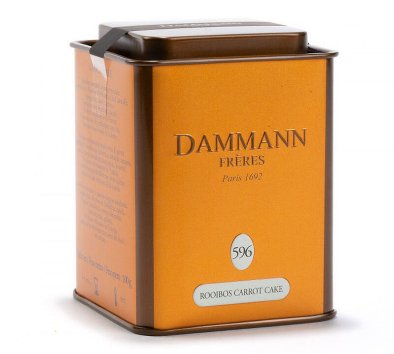 Dammann Fr&egrave;res Rooibos Carrot Cake - 100g tin image number 2