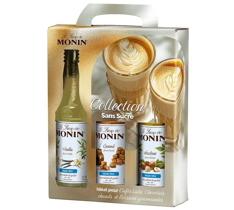 Coffret sirops sans sucre - 3 x 25 cl - MONIN image number 0