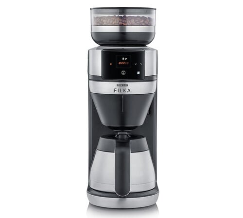 Cafeti&egrave;re filtre avec broyeur Filka 2.0 KA4853 verseuse isotherme - SEVERIN