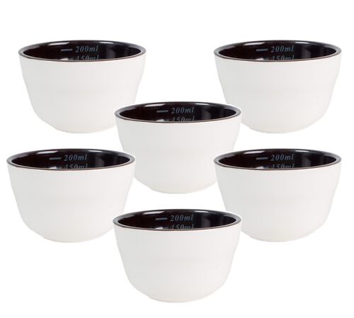 Espresso Gear Set of 6 Cupping Bowls - 200ml