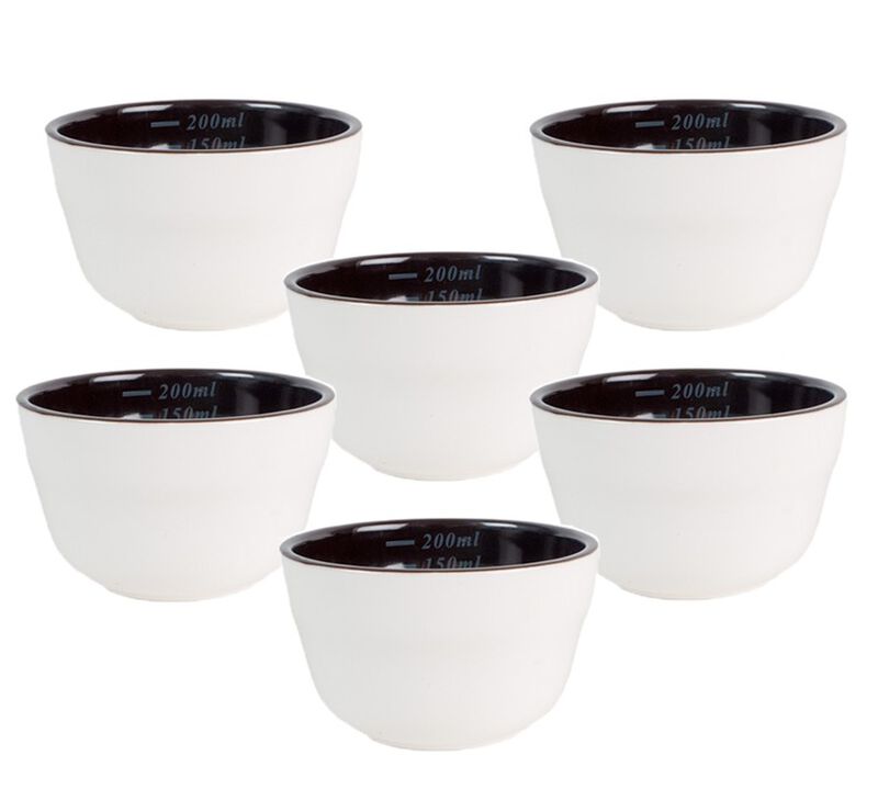 Espresso Gear Set of 6 Cupping Bowls - 200ml image number 0