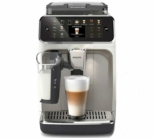 Philips - Macchina da caff&egrave; espresso automatica - SilentBrew EP5543/90 LatteGo - Bianca
