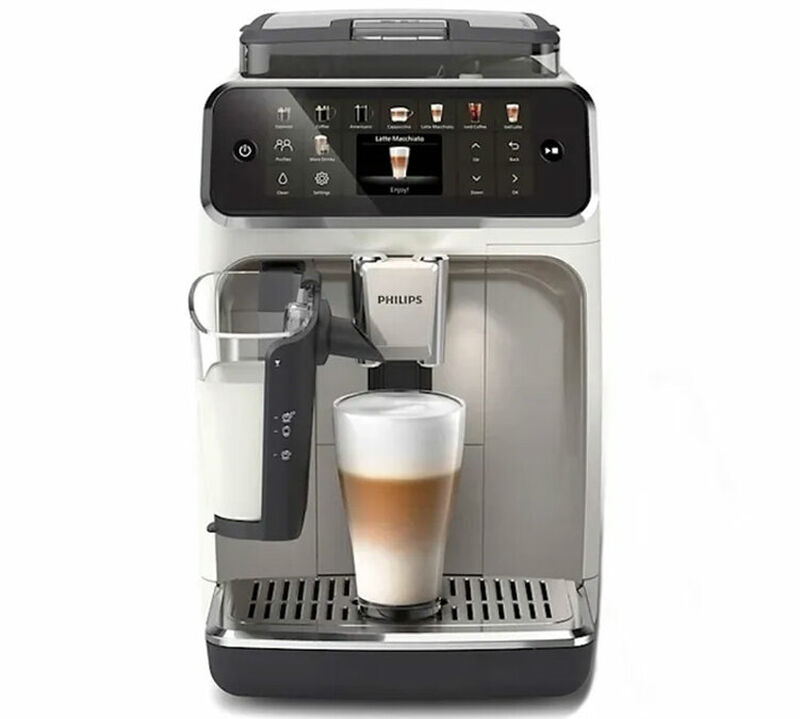 Philips - Macchina da caff&egrave; espresso automatica - SilentBrew EP5543/90 LatteGo - Bianca image number 0