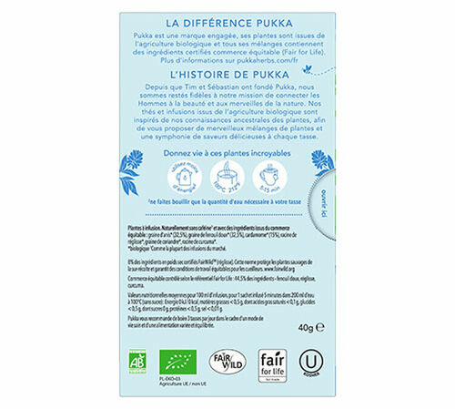 Infusion Digestion D&eacute;licieuse Bio - 6 x 20 sachets - PUKKA image number 2