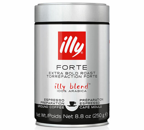 Illy Espresso Forte Ground Coffee - 250g