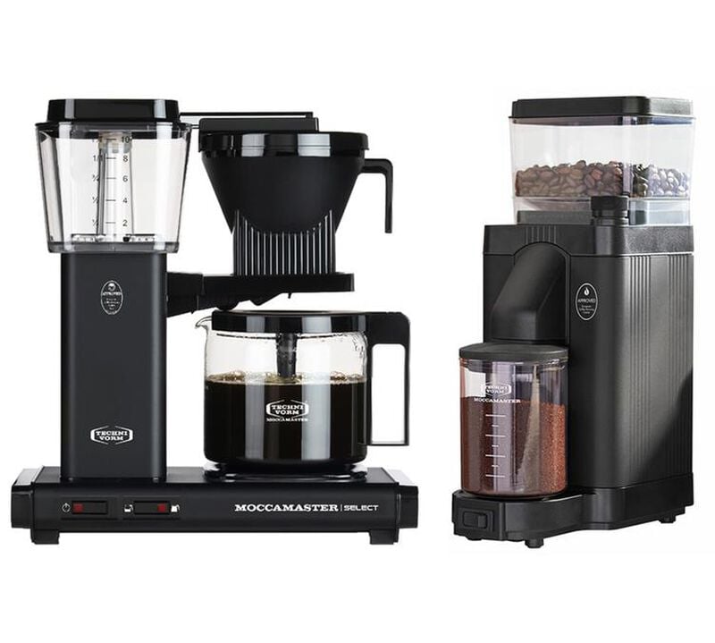 Pack Cafeti&egrave;re filtre KBG 741 Select + Moulin &agrave; caf&eacute; KM5 Noir Mat - MOCCAMASTER image number 0