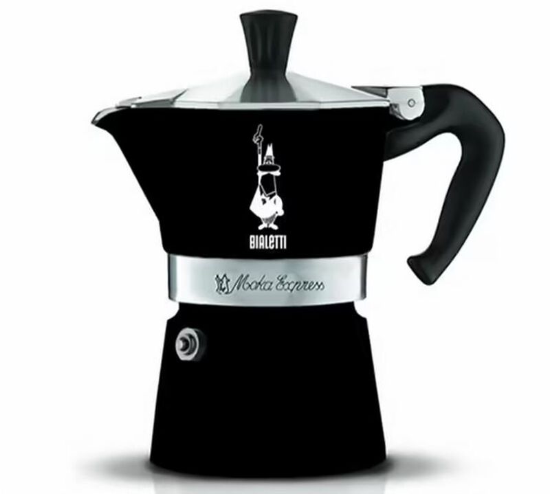 Bialetti moka pot Moka Express in black - 3 cups image number 0