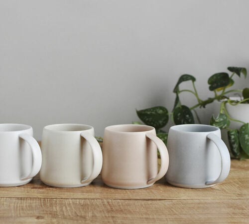 Kinto Mug Ripple Beige in Porcelain - 250ml image number 1