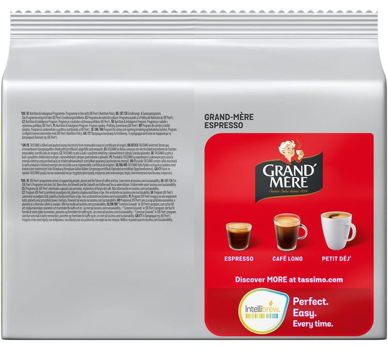 Tassimo Pods Grand M&egrave;re Espresso x 24 image number 1