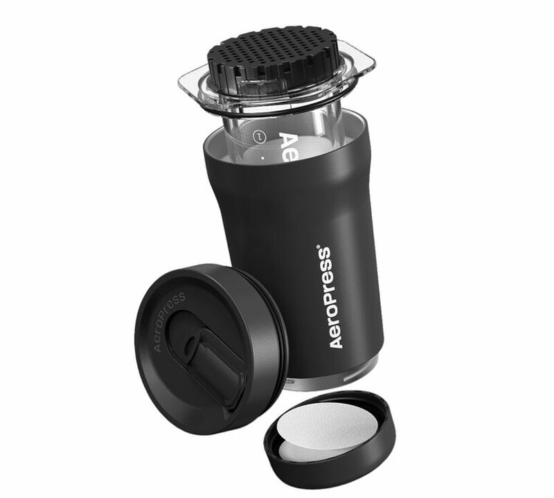 Aeropress Go Plus Portable Coffee Maker - Black image number 1