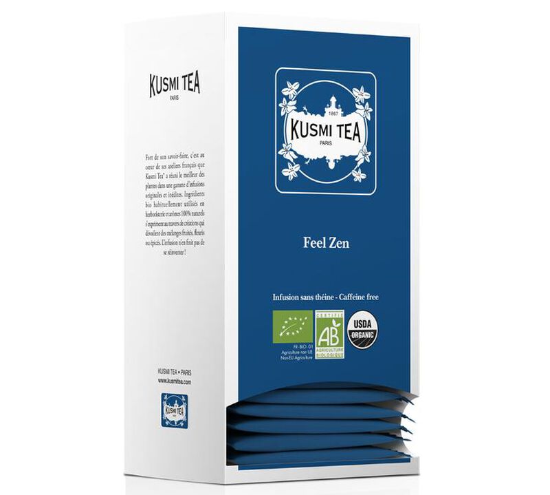 Kusmi Tea Organic Feel Zen Rooibos - 25 tea bags image number 0