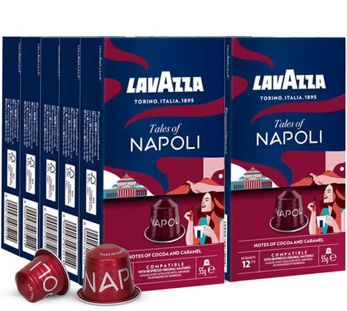 100 Nespresso* Original Compatible Capsules Tales Of Napoli &ndash; LAVAZZA